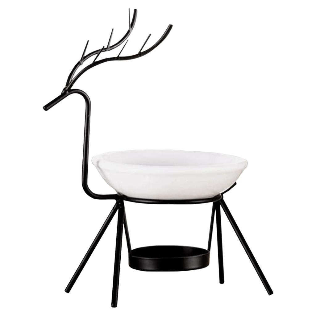 Delicate Metal Oil Burner Deer - Wax Melt Burner 评论和价格
