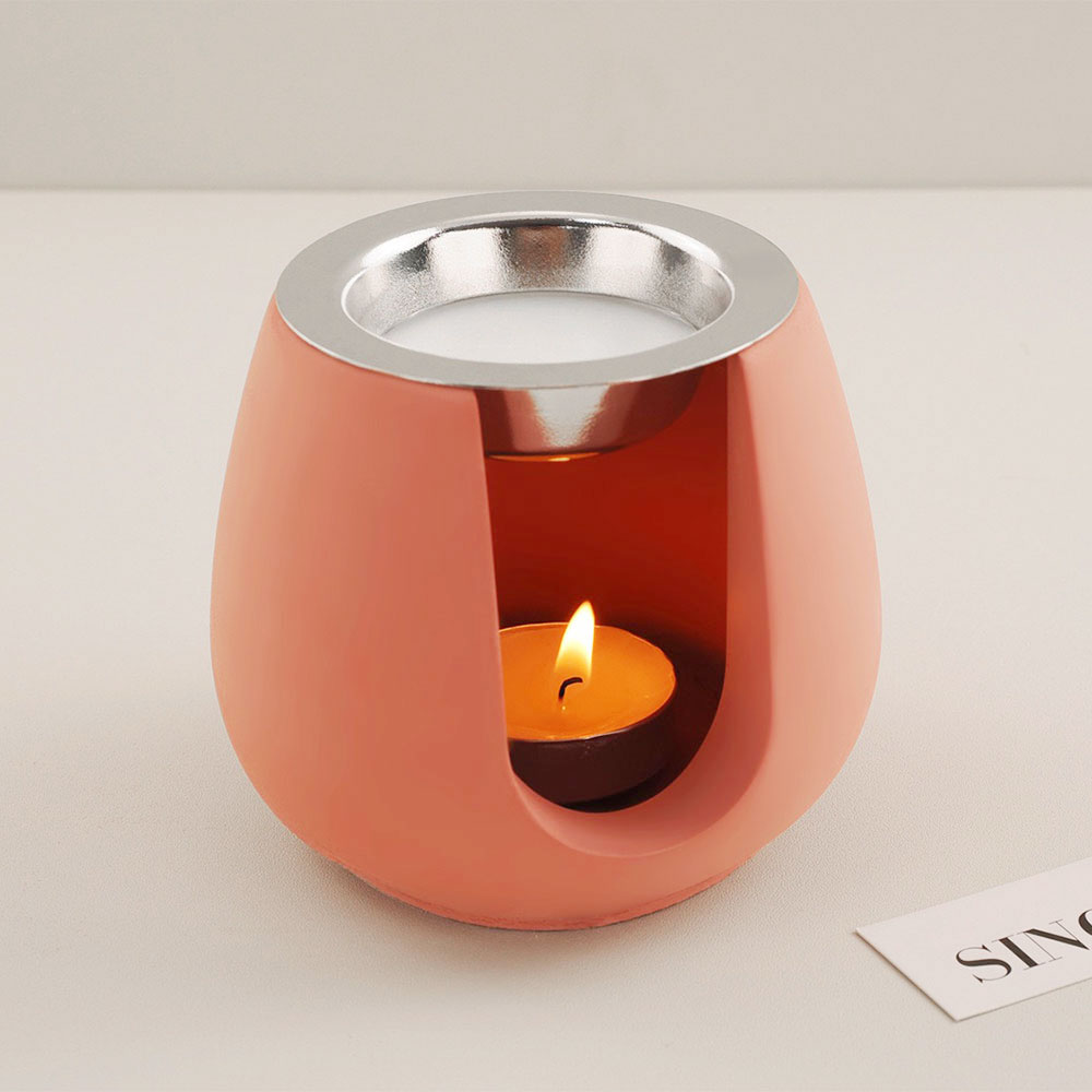 Cylindrical Incense Burner Sil - Wax Melt Burner 评论和价格