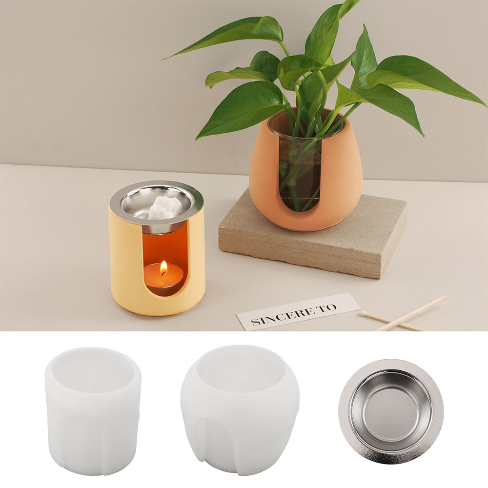 Cylindrical Incense Burner Sil - Wax Melt Burner 评论和价格