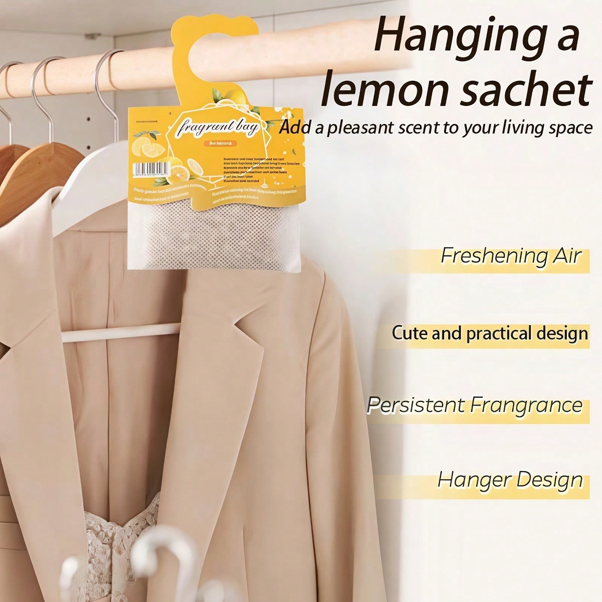Hanging Lemon Scented Sachets, - Home Fragrance Brands 评论和价格
