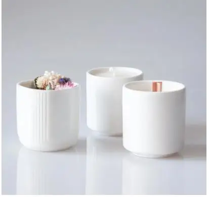 Minimalist White Candle Jar Ce - Wax Melt Burner 评论和价格
